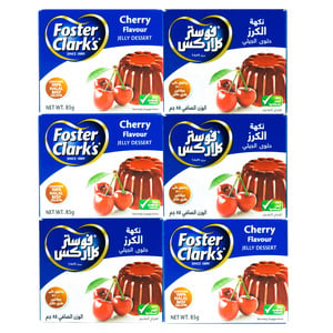 Foster Clark Jelly Dessert Cherry 6 x 85g