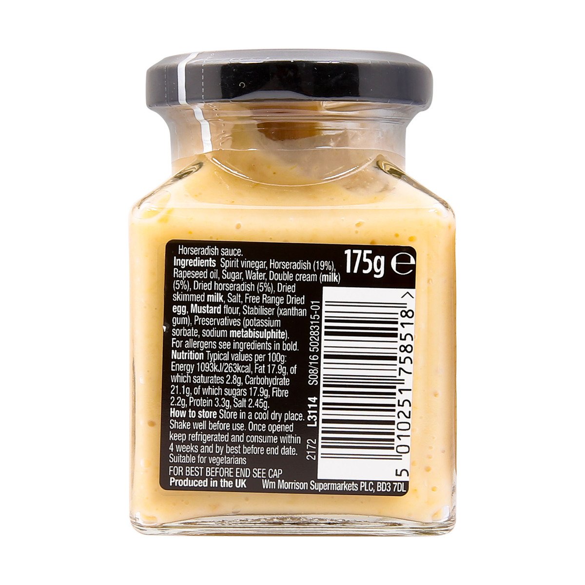 Morrisons Horseradish Sauce 175g