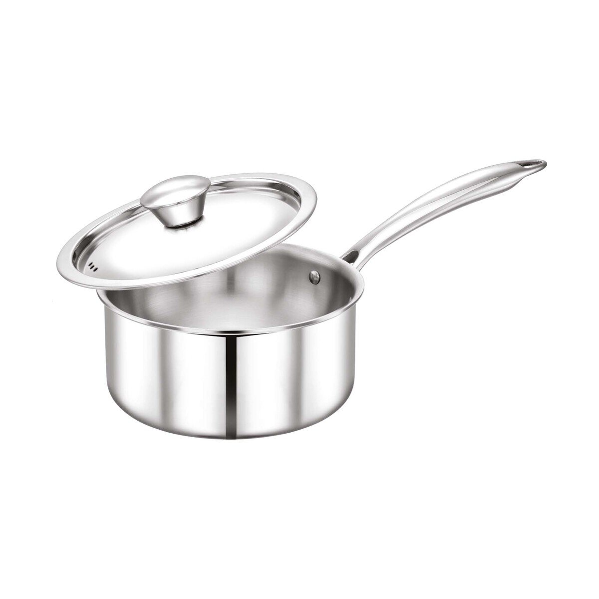 Chefline Stainless Steel Tri-Ply Saucepan With Lid INDR 16cm
