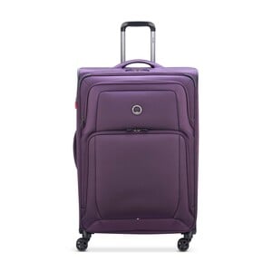 Delsey Optimax 4Wheel Soft Trolley 55cm Purple
