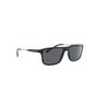 إمبوريو أرماني نظارة شمسية 4151-504287 بتصميم مستطيل و لون أسود