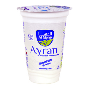 Al Maha Ayran Drink Cup 180ml