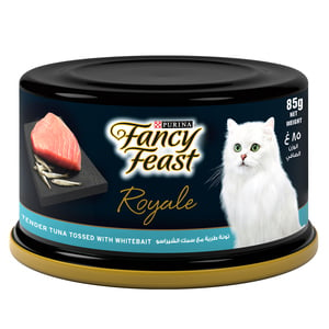 Purina Fancy Feast Royale Tender Tuna+Whitebait Cat Food 85 g