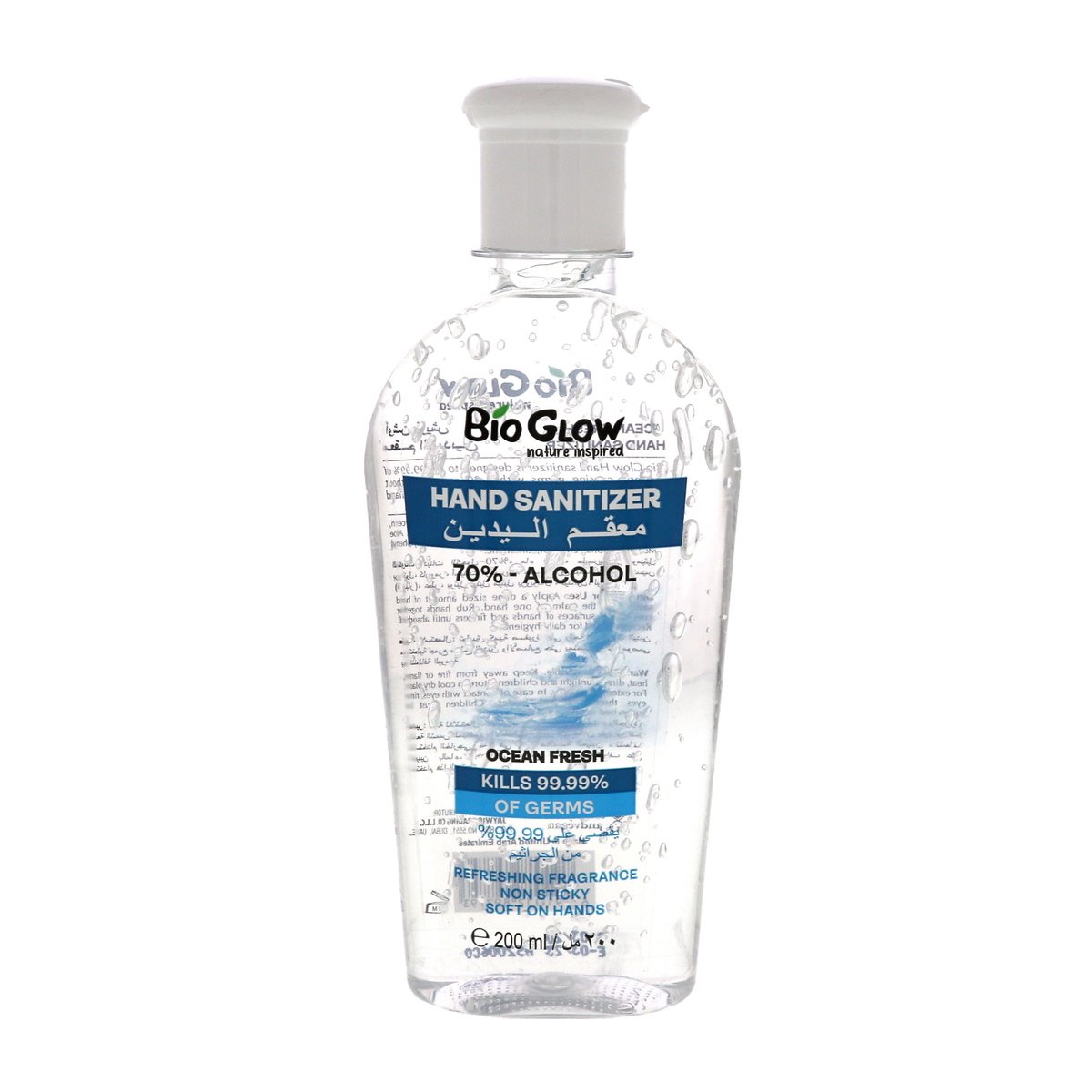 Bio Glow Hand Sanitizer Ocean Fresh 200 ml