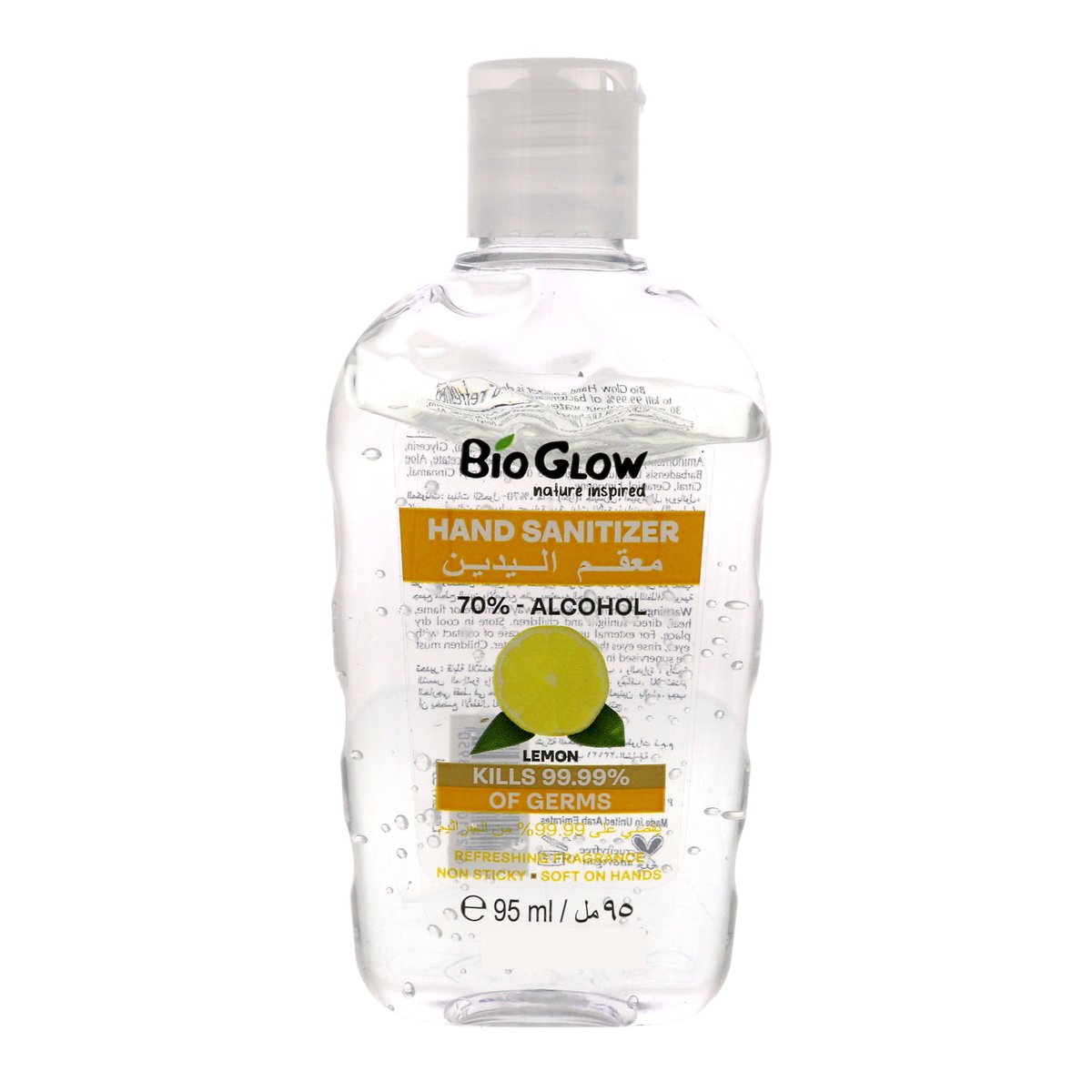 Bio Glow Hand Sanitizer Lemon 95 ml
