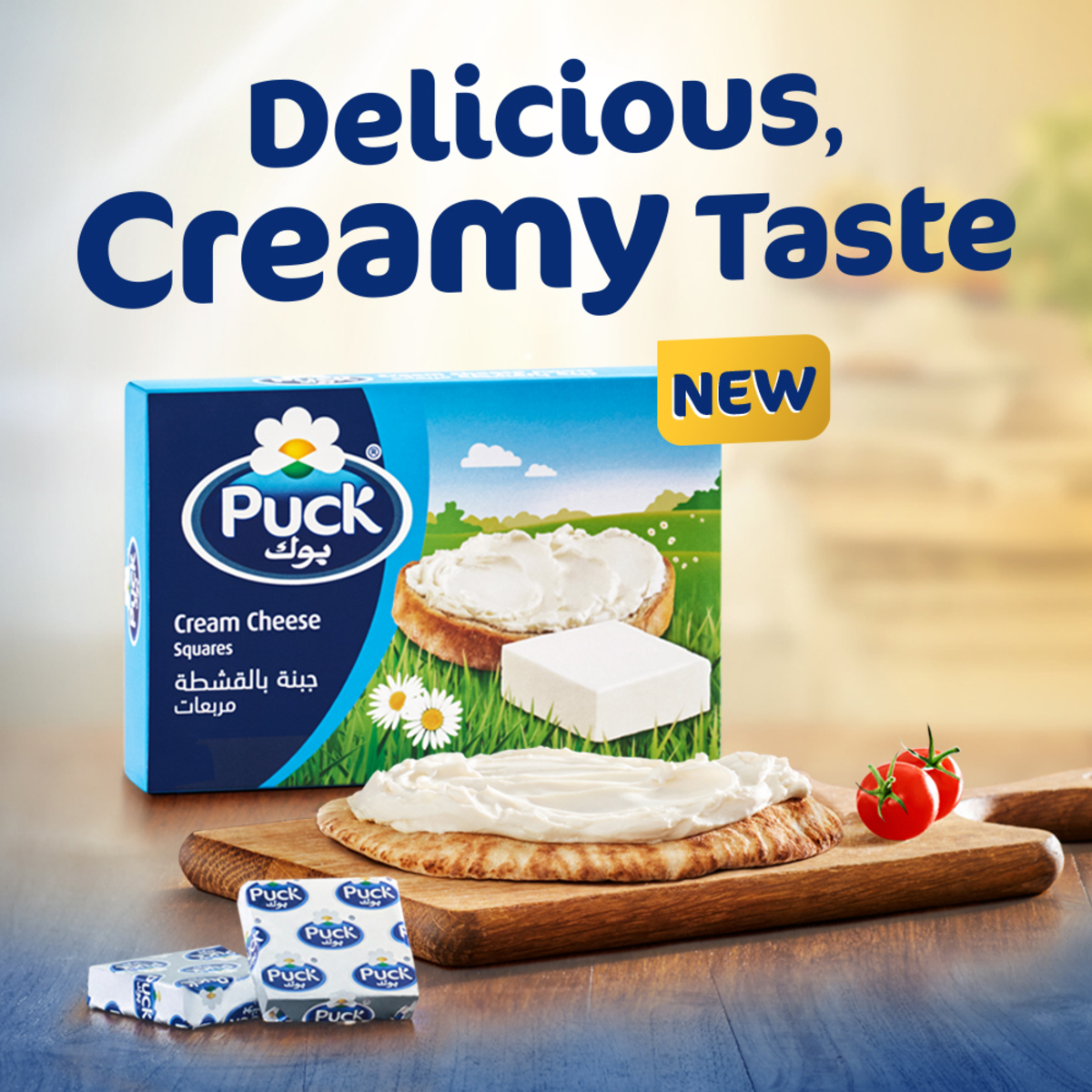 Puck Cream Cheese Squares 24 Portions 2 x 432 g