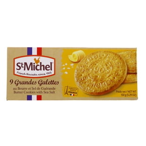 St Michel Butter Cookies With Sea Salt 150g