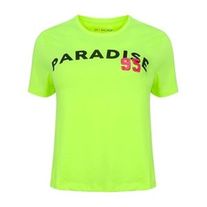 Debackers Women's Crop T-Shirt S/S Light Green Small