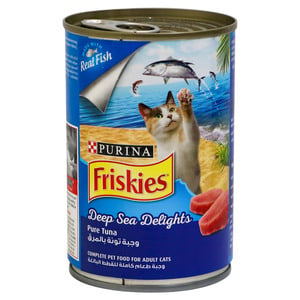 Purina Friskies Cat Food Pure Tuna Deep Delights 400g