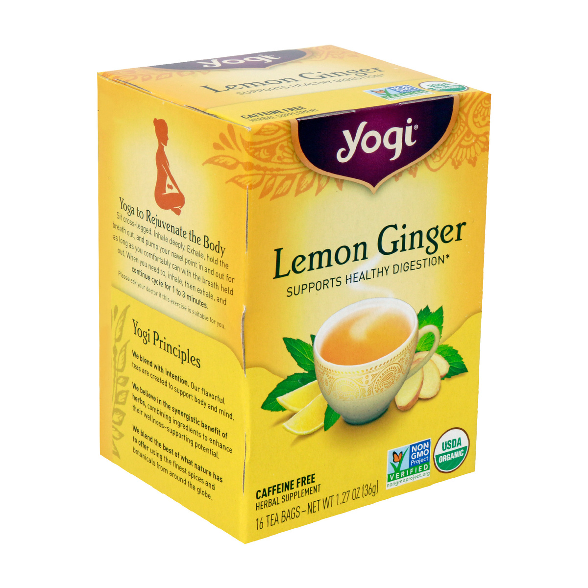 Yogi Organic Lemon Ginger 16 Teabags