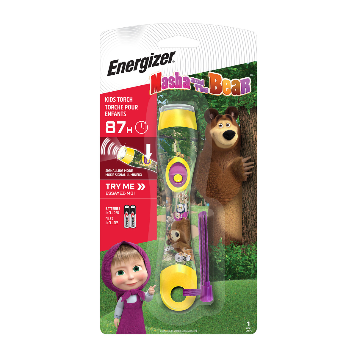Energizer Masha and The Bear Children's Torch  MBHH22
