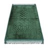 Golden Wheat Embossed Prayer Mat with rachel softness( 80x120cm) Green