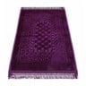 Golden Wheat Embossed Prayer Mat with rachel softness( 80x120cm) Purple