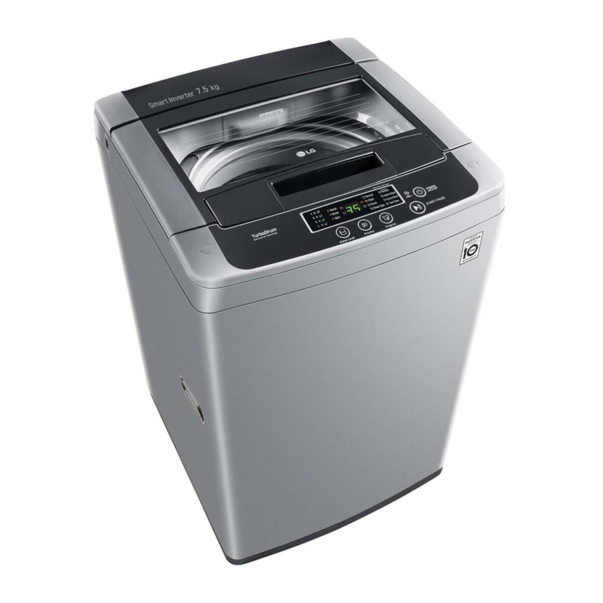 LG Top Load Washing Machine T9585NDKVH 7.5KG, Smart Inverter, Smart Motion, TurboDrum