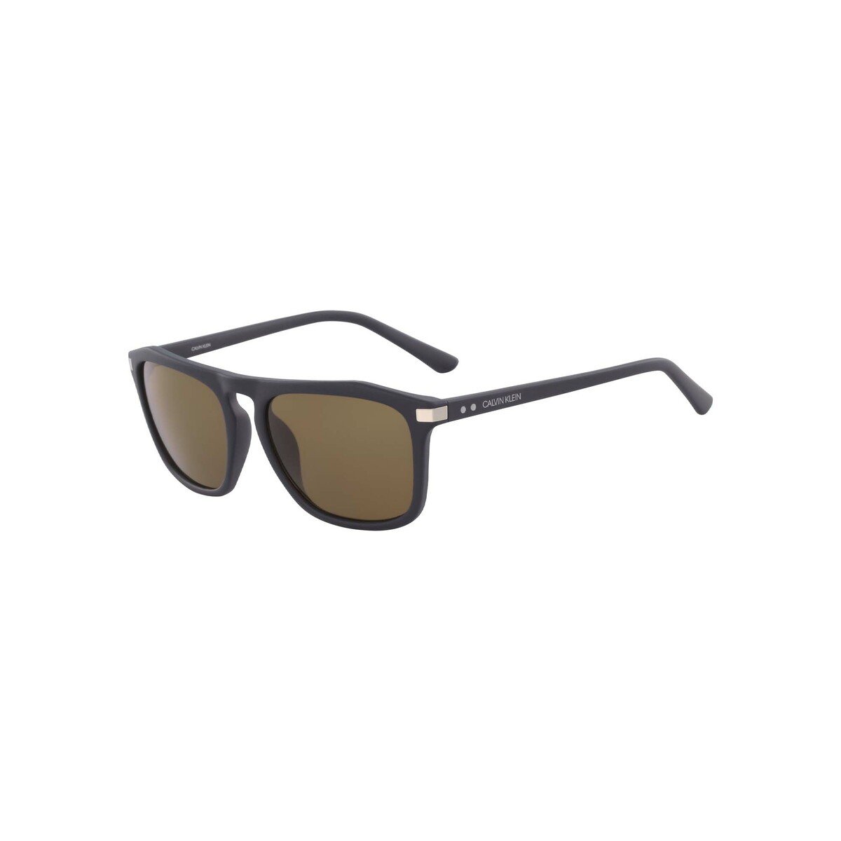 كالفن كلاين نظارة شمسية رجالية 18537S56 بتصميم مستطيل و لون كحلي مطفي
