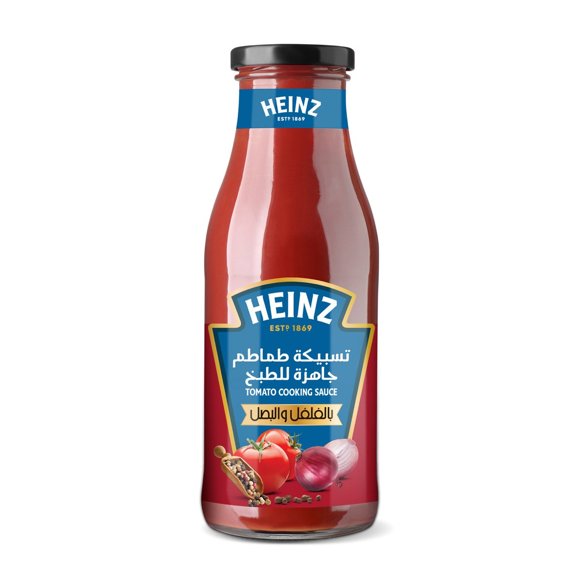 Heinz Tasbeeka Tomato Cooking Sauce with Onion and Black Pepper 500 ml