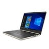 HP 14s-dq1000ne Laptop, 14" inch FHD display, Intel Core i3-1005G, 128 GB SSD, 4 GB RAM, Intel UHD Graphics, Windows 10 Home, Eng-Ara KB, Gold