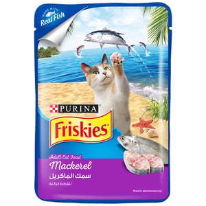 Purina Friskies Wet Cat Food Adult Mackerel 80g