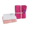 Regency Hand Towel Cotton 2pcs Set Assorted Colors Size: W40 X L70cm