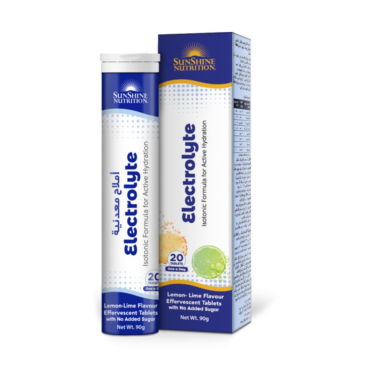 Sunshine Nutrition Isotonic Electrolyte Effervescent, 20 Tablets