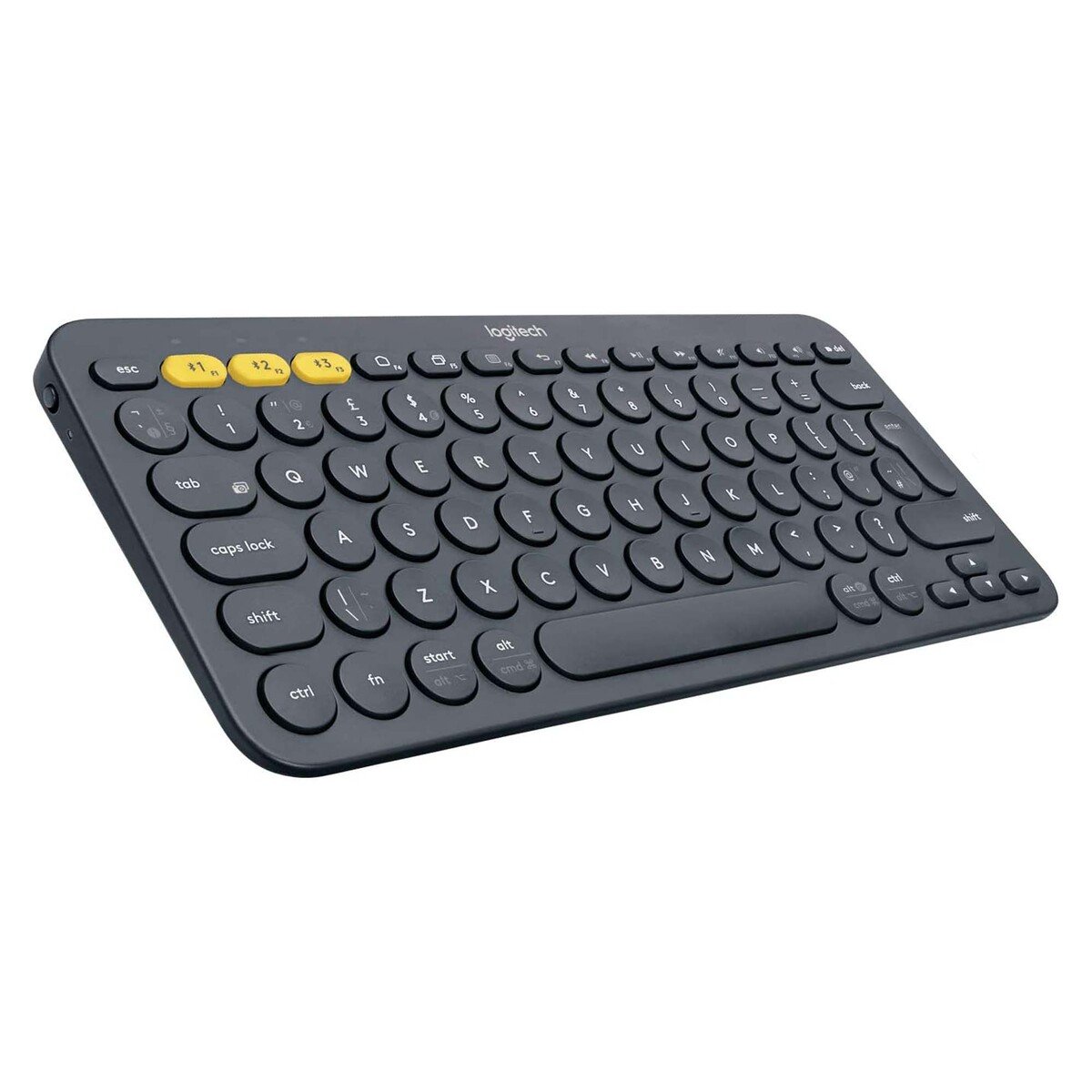Logitech K380 Wireless Multi-Device Keyboard for Windows, Apple iOS, Apple TV, Android or Chrome, Bluetooth, Compact Space-Saving Design
