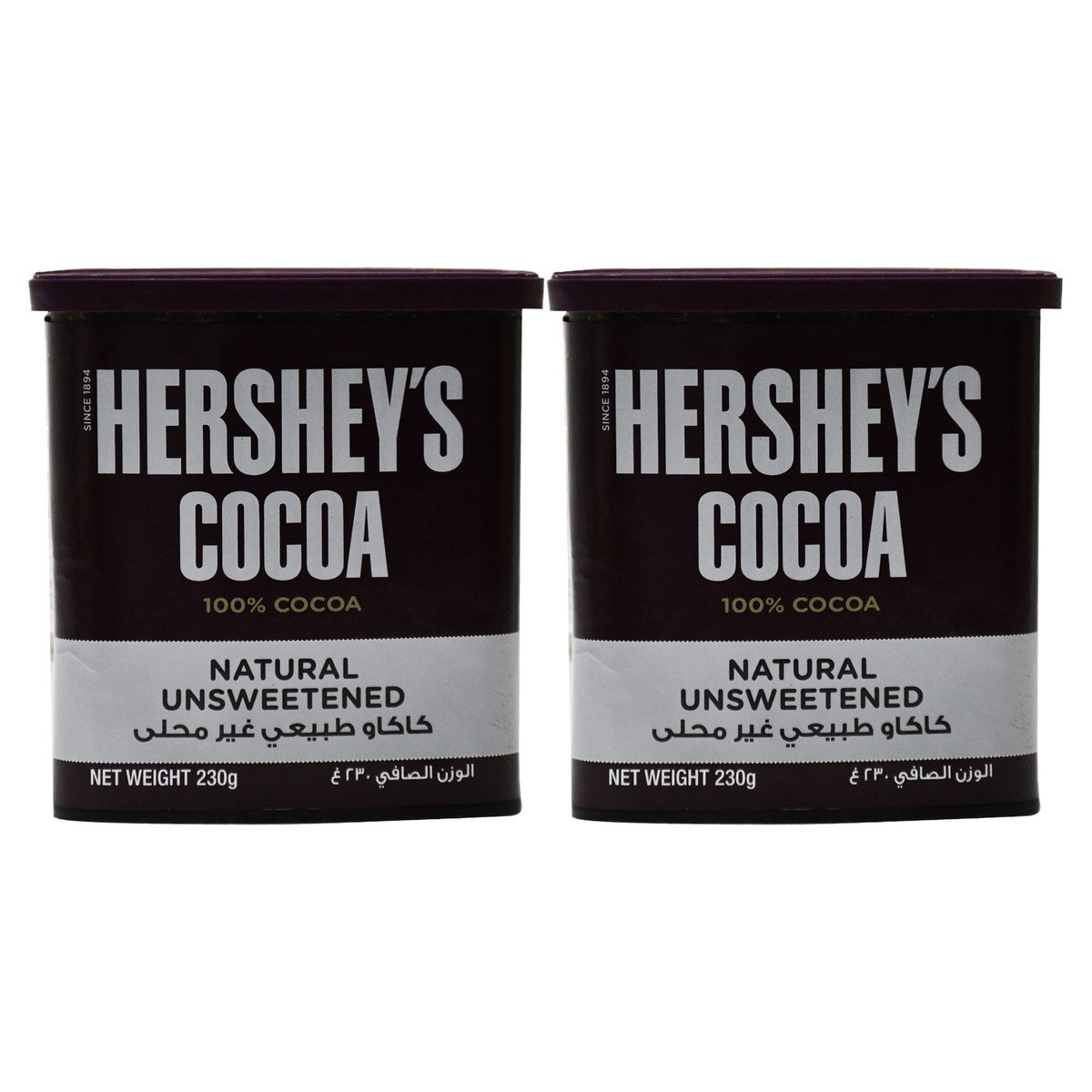 Hershey's Natural Unsweetened Cocoa Powder 2 x 230 g