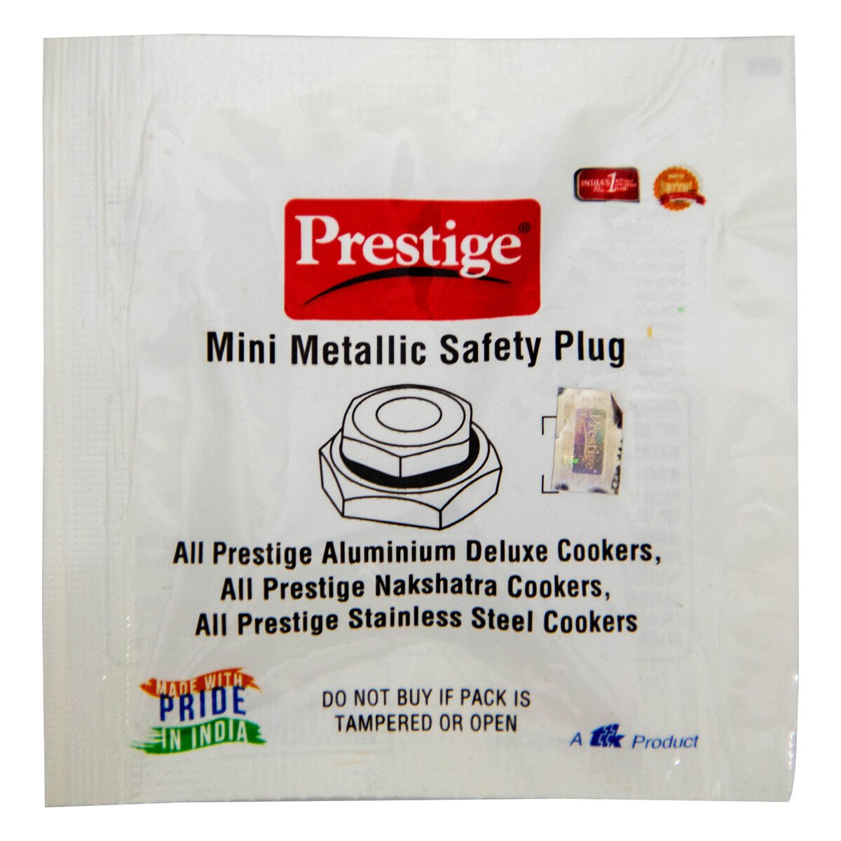 Prestige Mini Metallic Safety Plug 1159