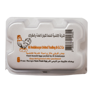 Kuwait Free Range Brown Eggs 6pcs