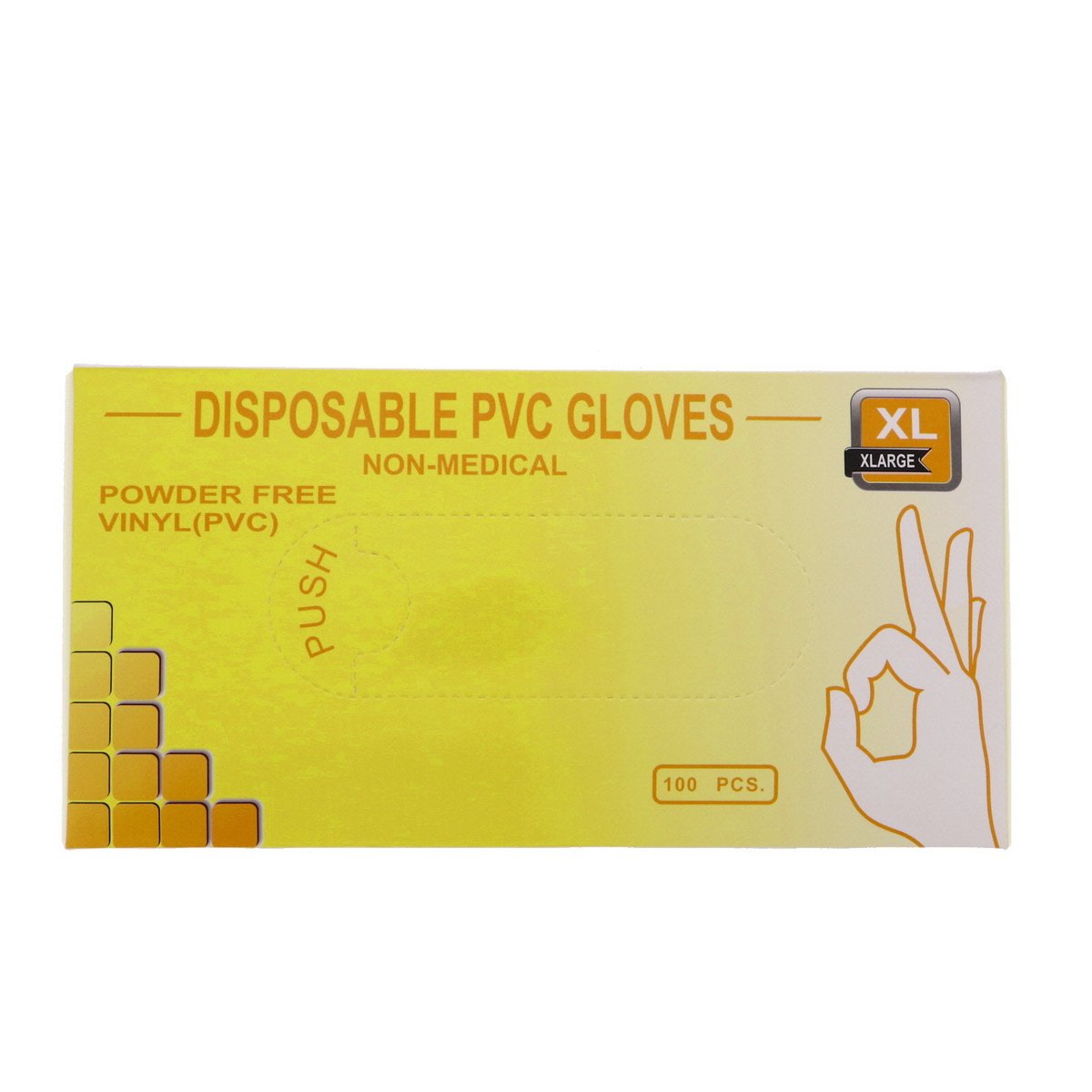 Disposable Vinyl Gloves X-Large 100pcs