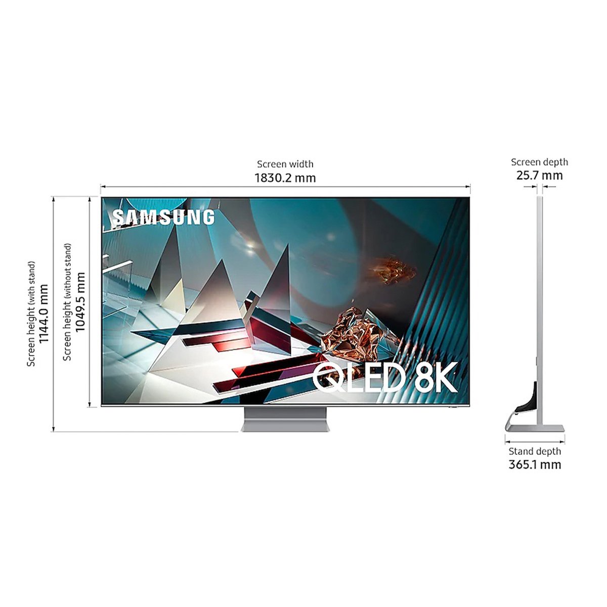 Samsung QLED TV QA65Q800TAUXZN 65Inches Series(2020)