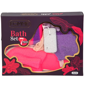 Fomme Bath  Set Pink 7pcs