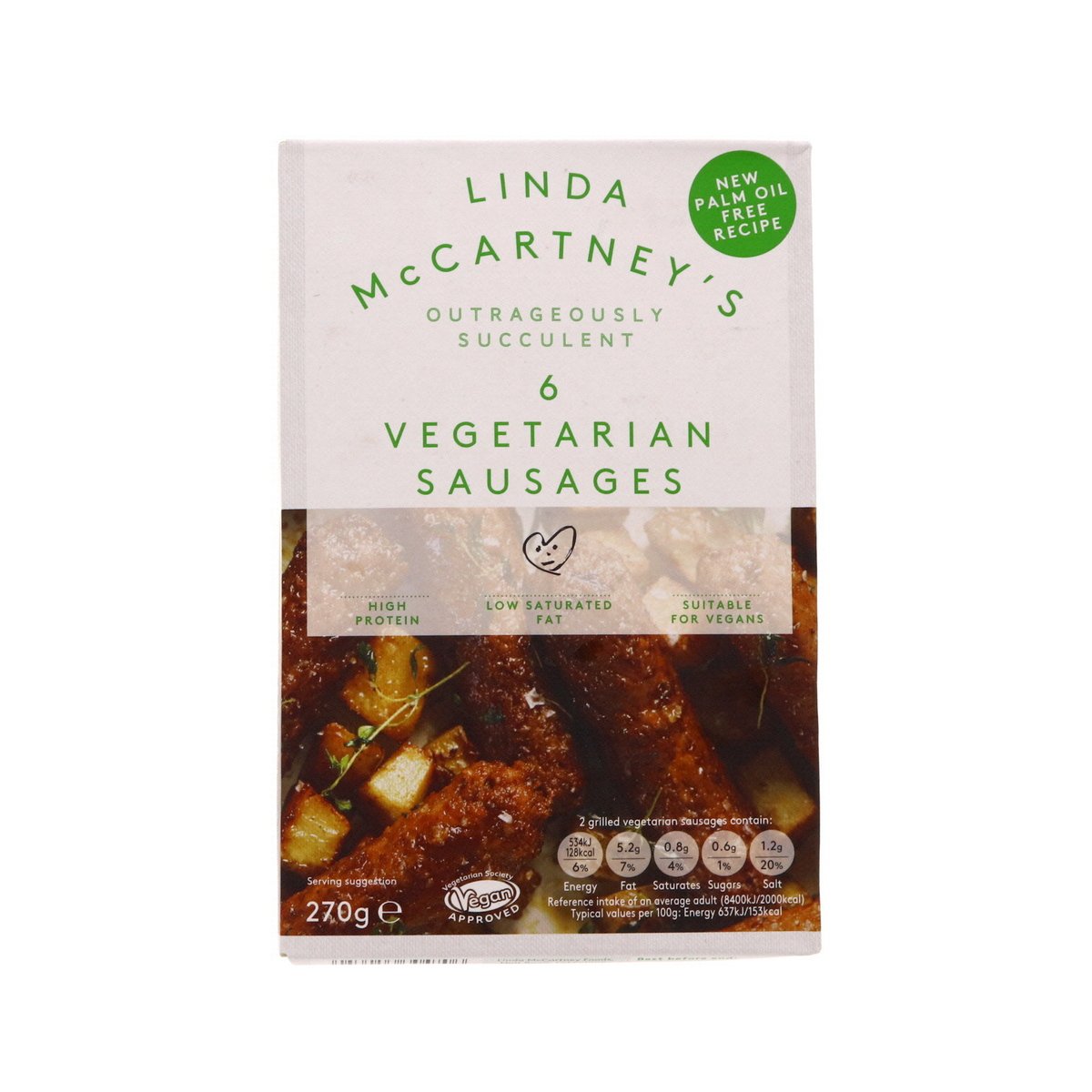 Linda McCartney's Vegetarian Sausages 270 g