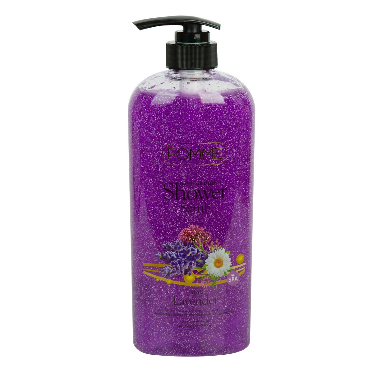 Lulu PL Fomme Shower Gel Scrub Lavender 730 ml