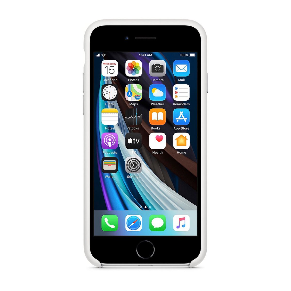 iPhone SE Silicone Case - White (MXYJ2ZE/A)
