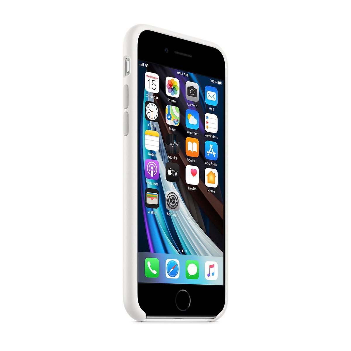 iPhone SE Silicone Case - White (MXYJ2ZE/A)