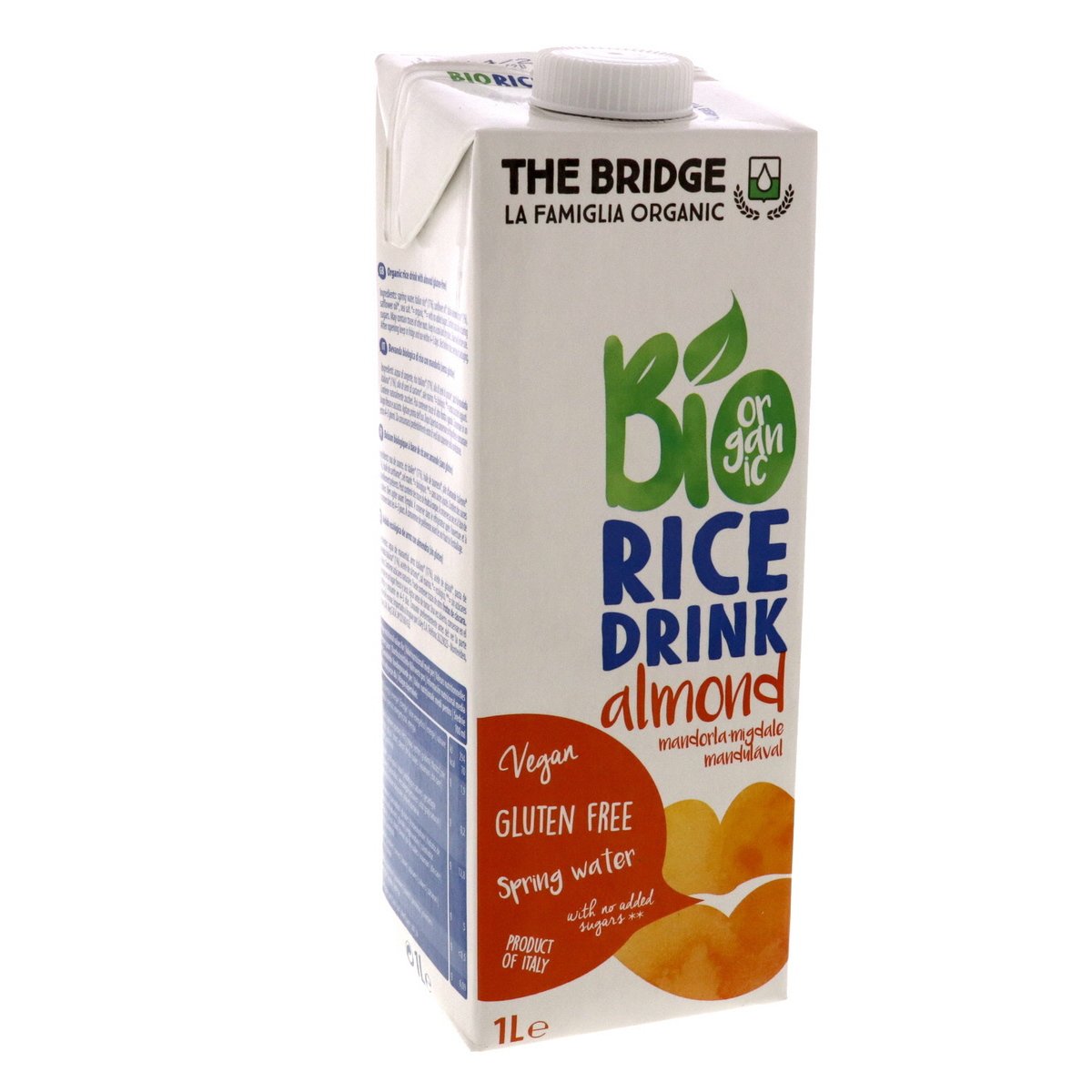 The Bridge Organic Rice Drink With Almond 1Litre