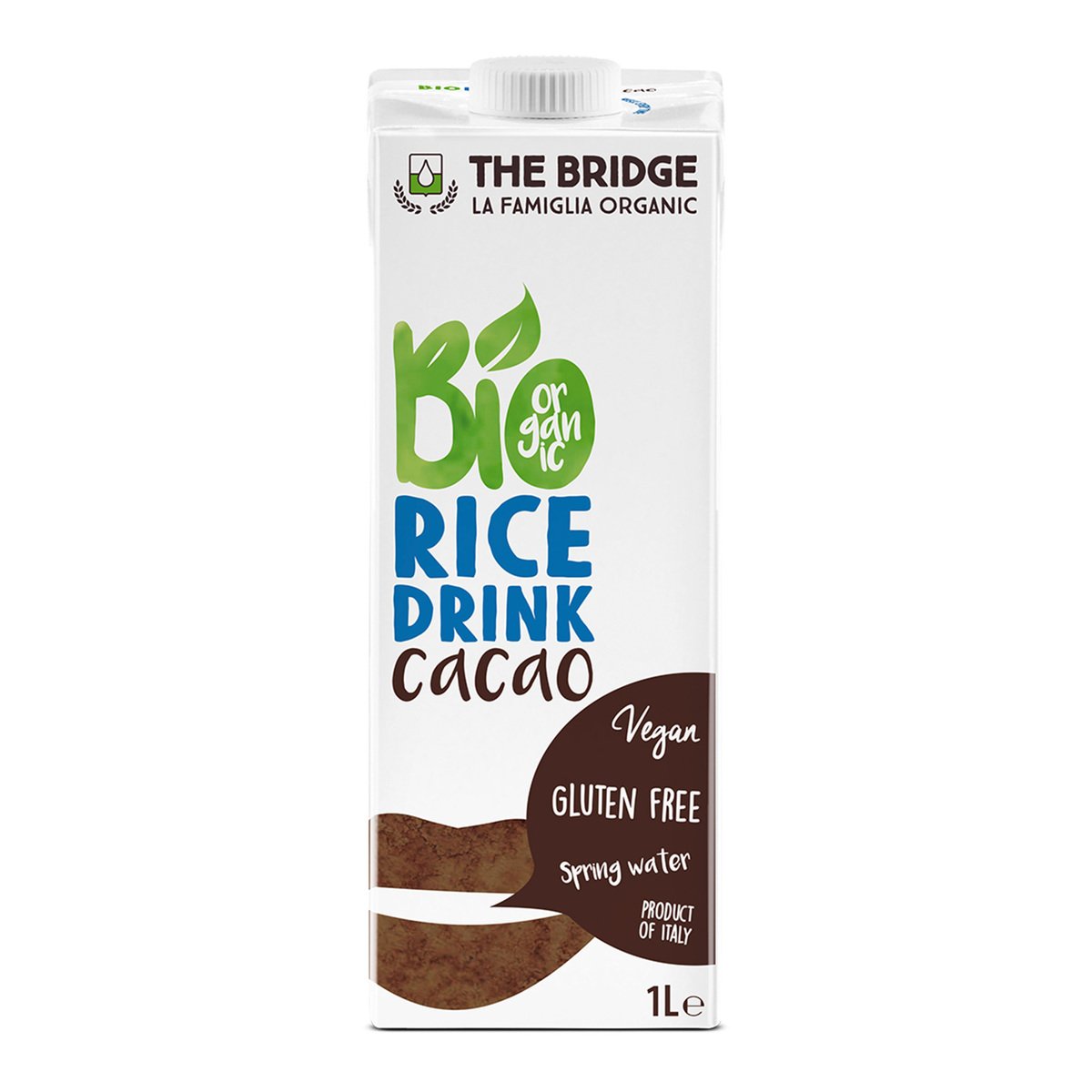 The Bridge Bio Organic Rice Drink Cacao 1 Litre