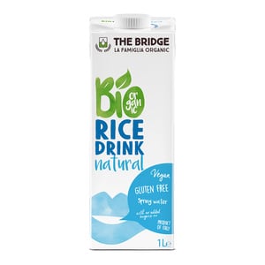 The Bridge Bio Organic Rice Drink Natural 1Litre