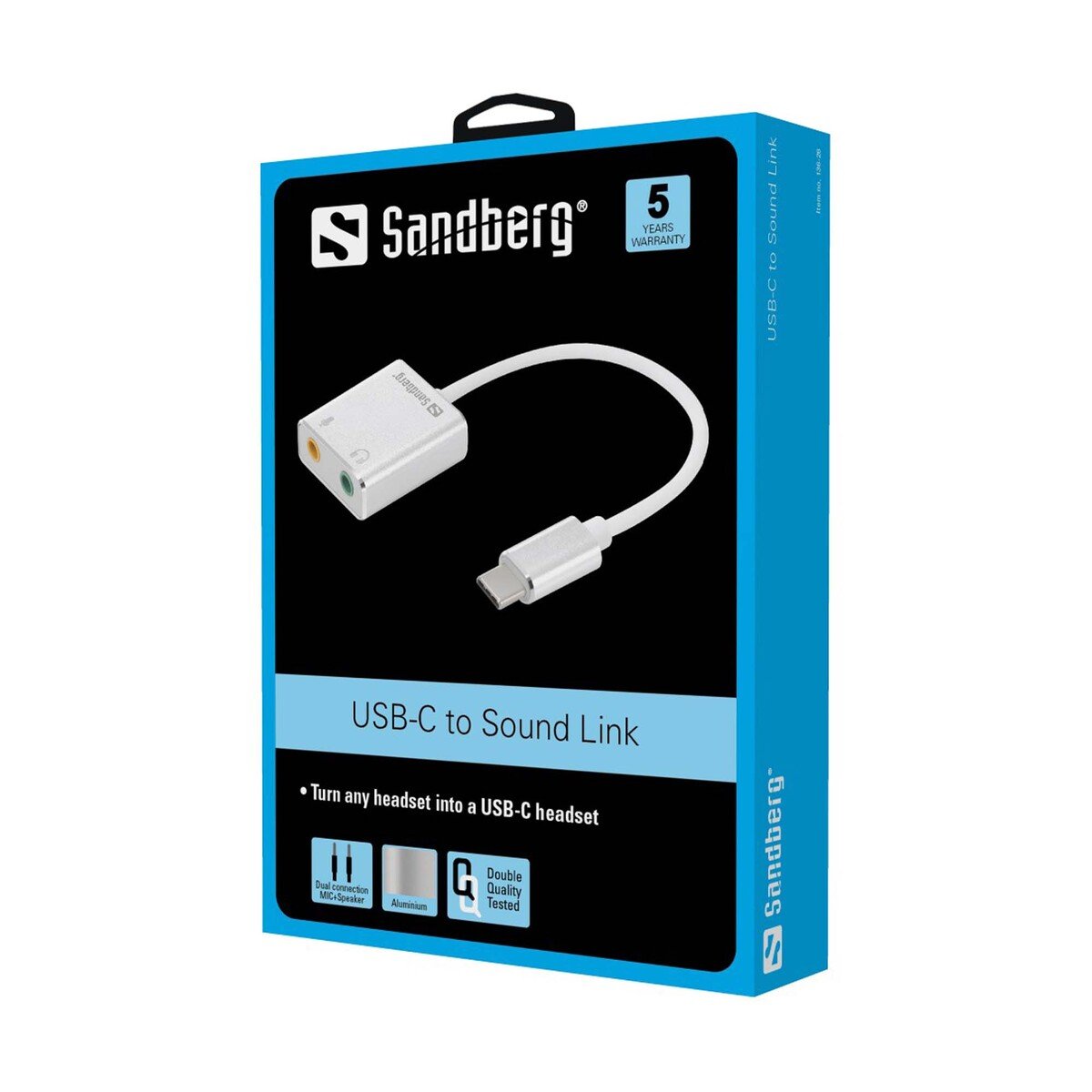 Sandberg USB-C To Audio Connector 136-26