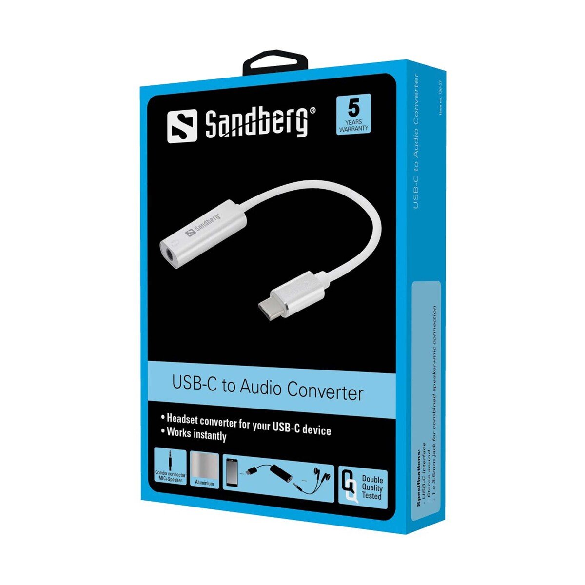 Sandberg USB-C To Audio Connector136-27