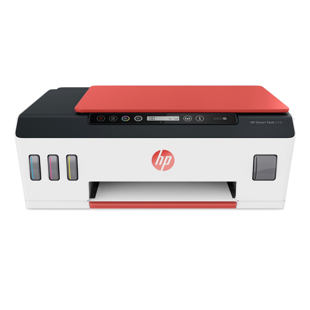 HP Smart Tank 519 All-in-One Wireless Ink Tank Printer (3YW73A), Red/White