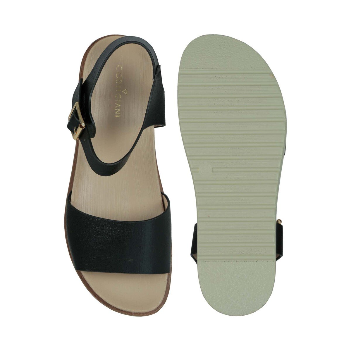 Cortigiani Women's Sandal 649857 Black 38