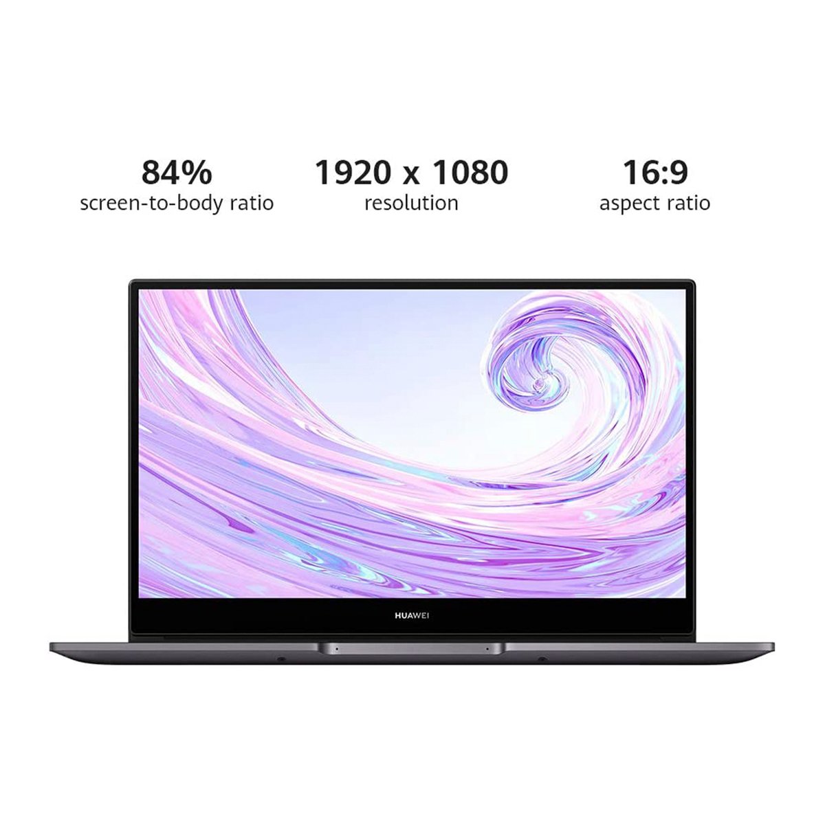 Huawei MateBook D 14 Laptop,Core i7-10510U, 16GB RAM, 512GB SSD,NVIDIA GeForce MX250 GDDR5 2GB Graphic 14" Laptop, Space Grey