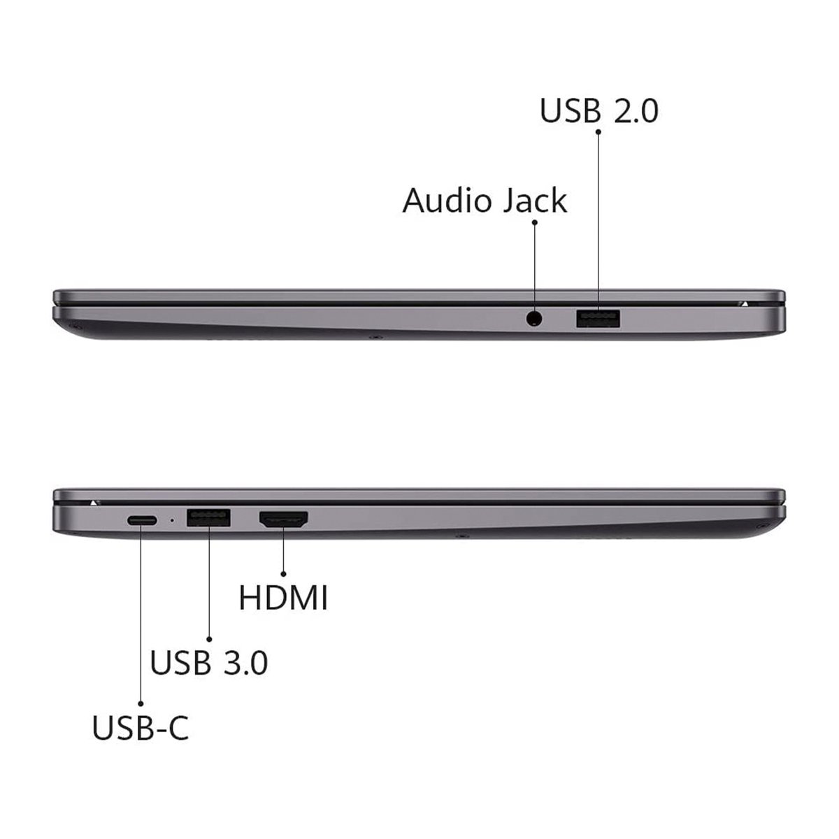 Huawei MateBook D 14 Laptop,Core i7-10510U, 16GB RAM, 512GB SSD,NVIDIA GeForce MX250 GDDR5 2GB Graphic 14" Laptop, Space Grey