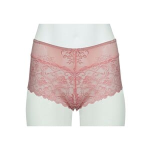 Cortigiani Women's Lace Boxer Short 23-19014 Pink Large