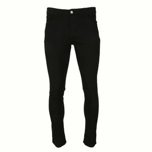Reo Men's Denim Slim Fit Jeans BOM570D, BLACK 30