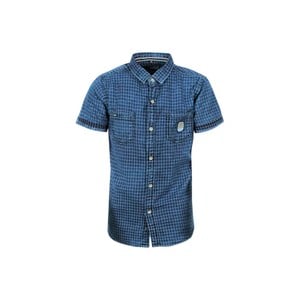 Ruff Boys Denim Shirt Short Sleeve SK05746L Blue 10Y
