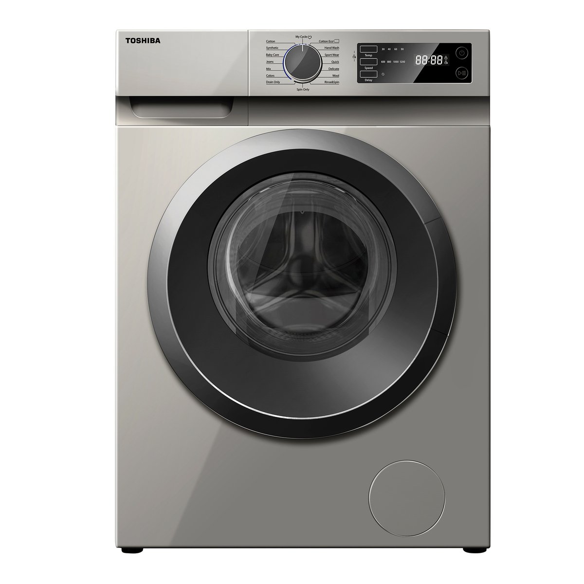 Toshiba Front Load Washing Machine TWH90S2ASK 8KG,1200RPM, 16 programs