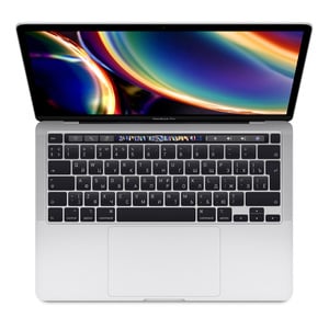 MacBook Pro 13-inch with Touch Bar and Touch ID (2020)MWP72AB/A ,Core i5 2GHz, 16GB RAM, 512GBSSD, Intel Iris Plus Graphics,English/Arabic Keyboard,Silver