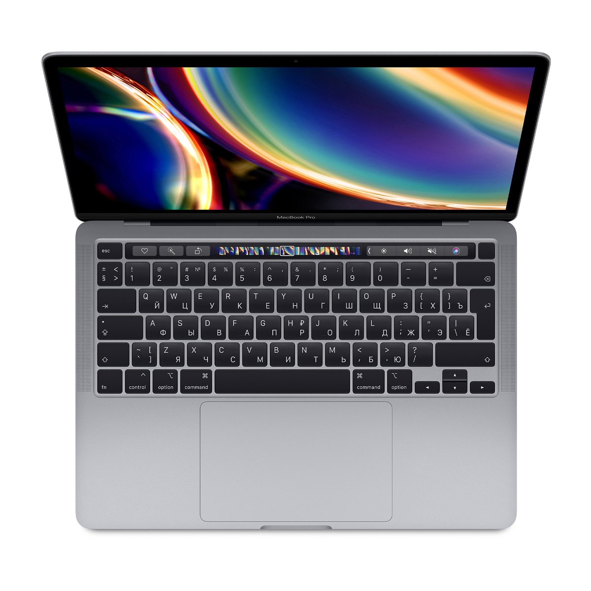 MacBook Pro 13-inch with Touch Bar and Touch ID (2020) MWP52AB/A Core i5 2GHz, 16GB RAM, 1TB SSD, Intel Iris Plus Graphics,English/Arabic Keyboard,Space Grey